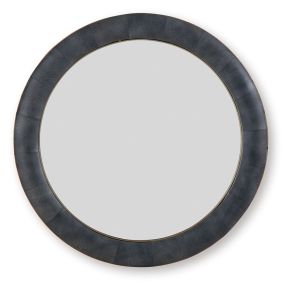 Signature Design by Ashley® A8010456 Corinsworth - Accent Mirror - Charcoal / Brass Finish