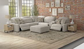 Catnapper 25128-1703/28 Terrence - Castered Cocktail Ottoman - Oyster