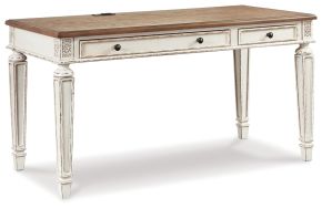 Ashley Furniture H743-34 Realyn - Home Office Desk - Light Brown