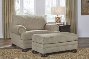 Signature Design by Ashley® 29603/23/14 Kananwood - Oatmeal - 2 Pc. - Chair And A Half With Ottoman