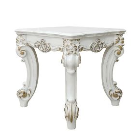 ACME LV01333 Vendom II - End Table - Antique Pearl Finish