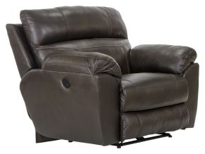 Catnapper 640707-1273/89-3073/89 Catnapper 640707-1273/89-3073/89 Costa - Top Grain Italian Leather Power Lay Flat Recliner - Chocolate