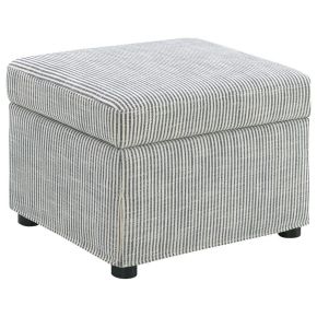 Coaster Fine Furniture 904138 Winter - Upholstered Hydraulic Lift Top Storage Ottoman - Gray