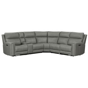 Liberty Furniture 7021LG-UPH-6PCSEC Camden - 6 Piece Sectional - Aline Light Gray