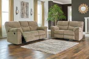 Signature Design by Ashley® 28202/88/86 Alphons - Briar - 2 Pc. - Reclining Sofa, Loveseat