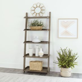 Liberty Furniture 615-BK202 Americana Farmhouse - Leaning Pier Bookcase - Light Brown