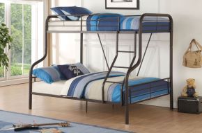 ACME 37610 Cairo - Twin Over Full Bunk Bed - Sandy Black