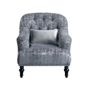 ACME 53092 Gaura - Chair - Pattern Gray Velvet