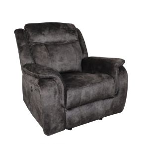 New Classic U456-13P1-SGY Park City - Glider Recliner With Power Footrest - Slate