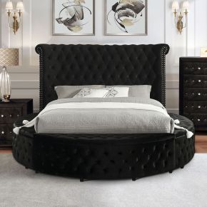 Furniture of America CM7177BK-Q-BED Delilah - Queen Bed - Black