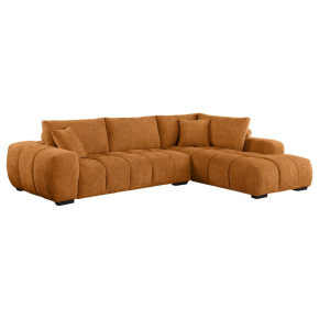Coaster Fine Furniture 503975 Camacho - Upholstered Chaise Sectional Sofa - Orange