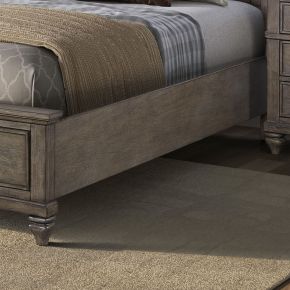 Liberty Furniture 104G-BR90RSP Twin Lakes - Storage Bed Rails - Gray