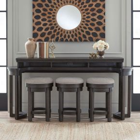 Liberty Furniture 811-OT-4PCS Weston - 4 Piece Bar Set - Brown