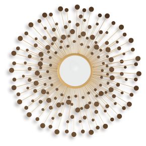 Signature Design by Ashley® A8010392 Morwenna - Accent Mirror - Bronze / Gold Finish