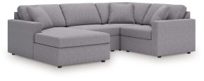Signature Design by Ashley® 92104S66 Modmax - 4-Piece Sectional With Laf Corner Chaise, With Raf Corner Chair - Granite
