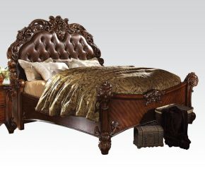 ACME 22000Q Vendome - Queen Bed - PU & Cherry