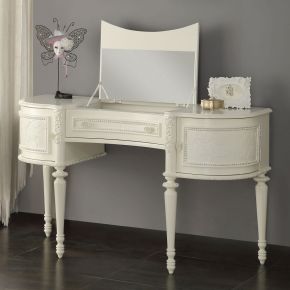 ACME BD02271 Dorothy - Vanity Desk & Mirror - Ivory
