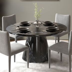 ACME DN02155 Hollis - Dining Table With Engineering Stone Top - Engineering