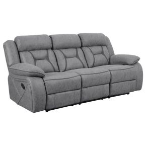 CoasterEveryday 602261 Higgins - Upholstered Motion Reclining Sofa - Gray