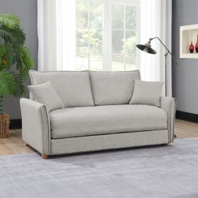 ACME LV03800 Oran - Sofa With Sleeper - Gray Chenille