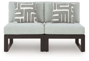 Signature Design by Ashley® P490P8 Beachloft - 2-Piece Outdoor Sectional - Black