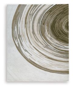 Ashley Furniture R407761 Ashley Furniture R407761 Rizwana - 8' x 10' Rug - Ivory / Brown / Gray