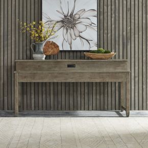 Liberty Furniture 172-OT7436 Parkland Falls - Console Bar Table - Weathered Taupe