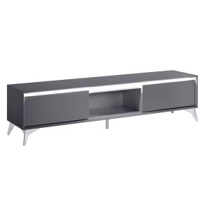 ACME 91996 ACME 91996 Raceloma - TV Stand - Gray & Chrome