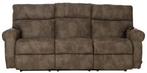 Catnapper 63015-1301/28-1302/28 Tranquility - Power Headrest Power Lay Flat Reclining Sofa With DDT / CR3 Heat / Massage / Lumbar - Pewter