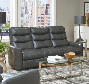 Catnapper 64591-1122/18-3022/18 Bosa - Leather Power Reclining Sofa - Charcoal