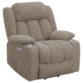 CoasterEveryday 602274P Houston - Upholstered Power Lift Recliner Chair - Camel