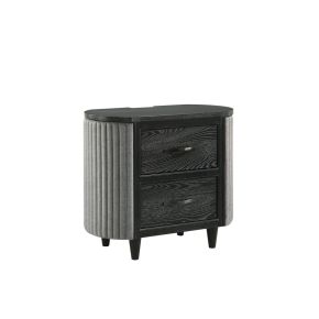 New Classic B1434-040 Skyline - 2 Drawer Nightstand - Onyx