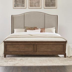Liberty Furniture 336-BR-KSH Harrison Heights - King Shelter Bed - Sienna