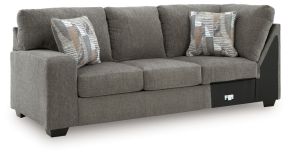 Signature Design by Ashley® PC4840548 Clarington - LAF Sofa With Corner Wedge - Greystone