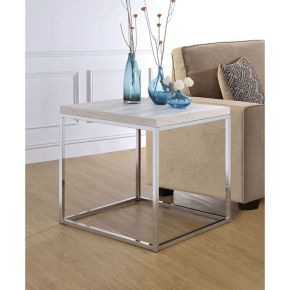 ACME 84627 Snyder - End Table - Chrome