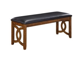 New Classic D1701-25-BRN New Classic D1701-25-BRN Gia - Bench - Brown - Faux Leather