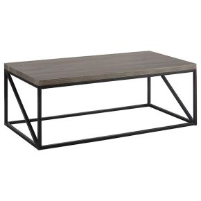 CoasterEveryday 705618 Birdie - Rectangular Engineered Wood Coffee Table - Sonoma Gray
