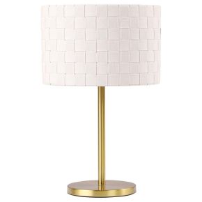 Coaster Fine Furniture 920304 Ramiro - Drum Shade Metal Bedside Table Lamp - Gold