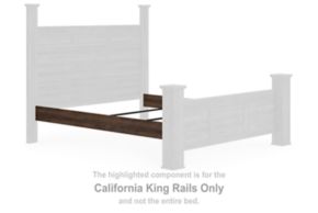 Signature Design by Ashley® B251-94 Juararo - California King Rails - Dark Brown