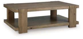 Ashley Furniture T553-1 Flangren - Rectangular Cocktail Table - Light Brown