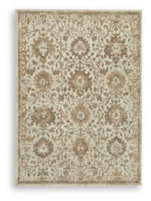 Ashley Furniture R408572 Sableridge - 5' x 7' Rug - Ivory / Taupe / Camel