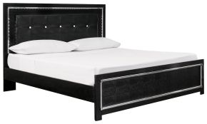 Signature Design by Ashley® B1420B13 Kaydell - Black - King Upholstered Panel Bed
