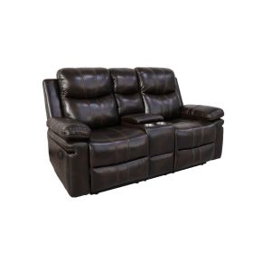 New Classic U6023-25P1-BRN Kellen - Console Loveseat With Power Footrest - Brown