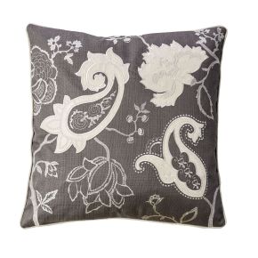 Furniture of America PL8013-2PK Nana - Pillow (Set of 2) - Dark Gray