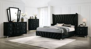 Furniture of America CM7164BK-Q-BED Carissa - Queen Bed - Black