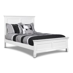 New Classic BB044W-415 Tamarack - 4/6 Full Headboard, Footboard & Slats - White