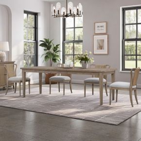 Liberty Furniture 611-CD-O5RLS Sheridan Pointe - Optional 5 Piece Rectangular Table Set - Vintage Natural