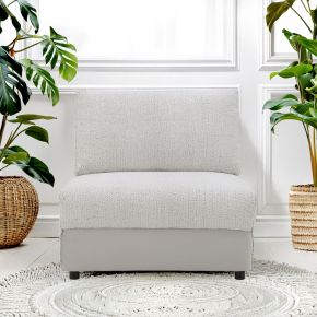 ACME LV04894 Tarrance - Modular Armless Chair - Gray