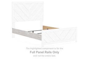 Signature Design by Ashley® B3788-86 Cayboni - Full Panel Rails - Whitewash