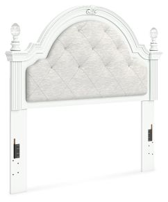 Signature Design by Ashley® PCB1819-187 Kozlani - Full Upholstered Panel Headboard - White